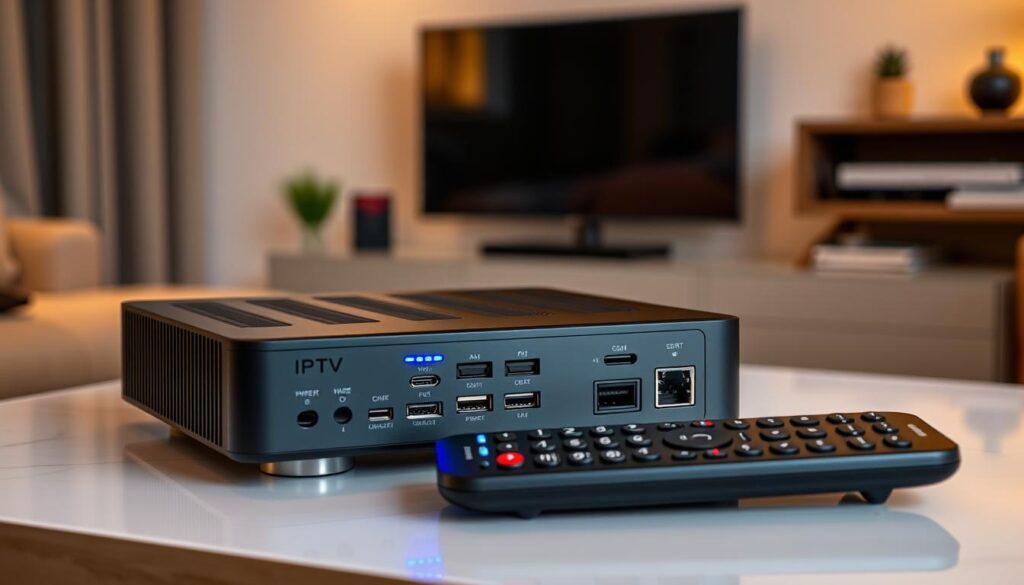 Box IPTV avec connectivité